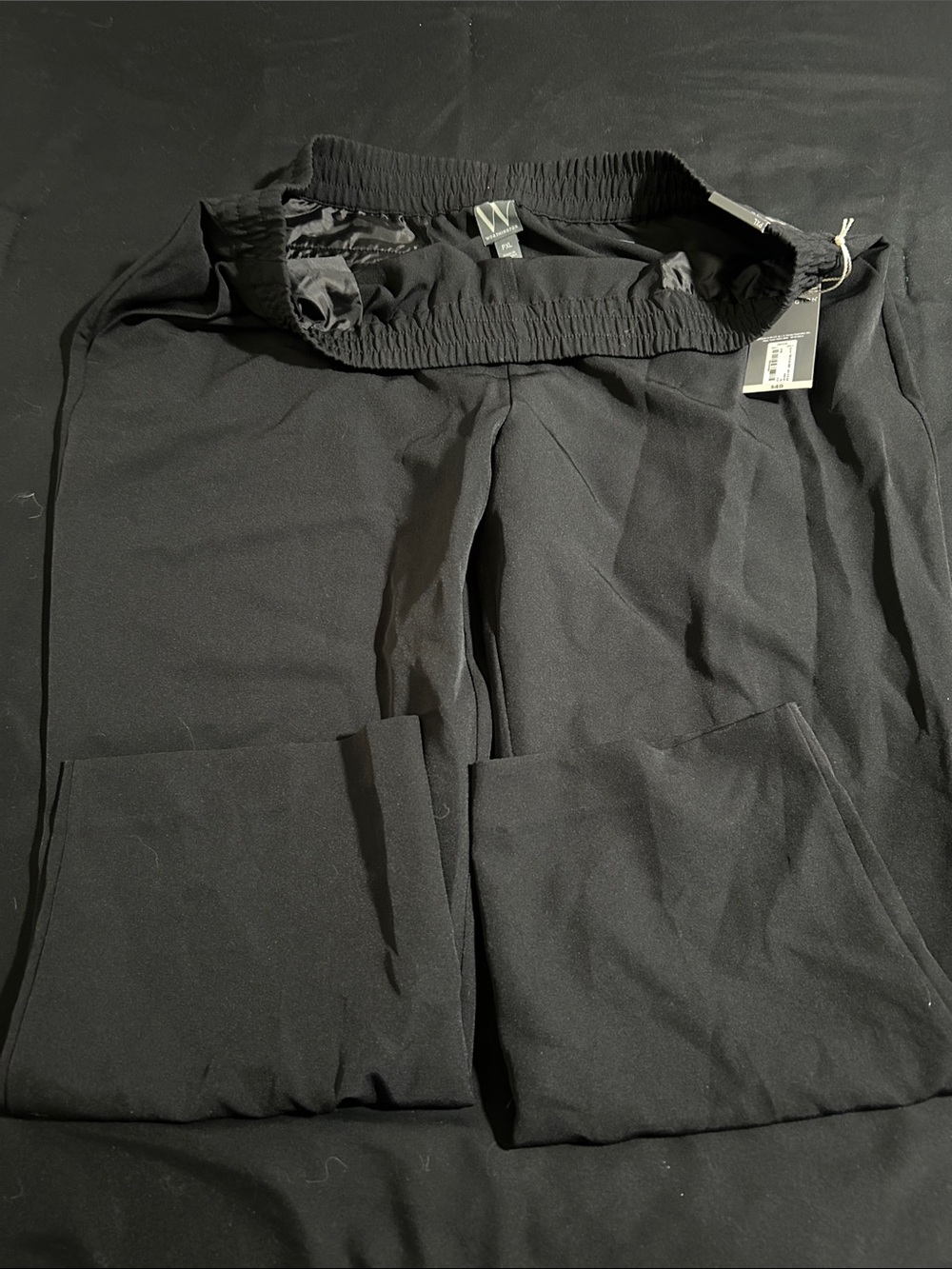 Worthington Black Women's Elastic Waist Joggers